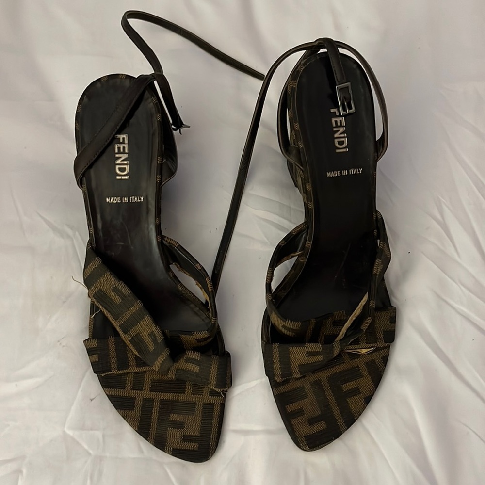 Authentic fendi wedge